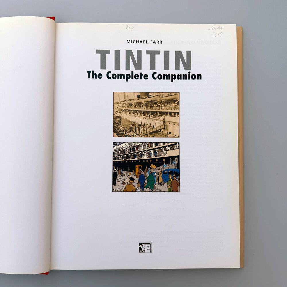 Tintin The Complete Companion Michael Farr Hardcover Book Last Gasp 2006 - Picture 4 of 11
